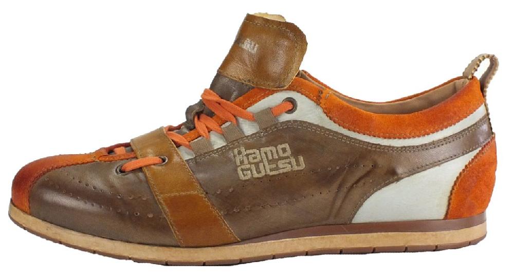 Kamo Gutsu Kamo-Gutsu Herren Sneaker Tifo 017 Arancio Taupe