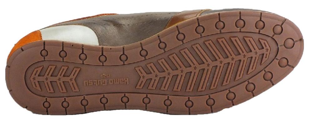 Kamo Gutsu Kamo-Gutsu Herren Sneaker Tifo 017 Arancio Taupe