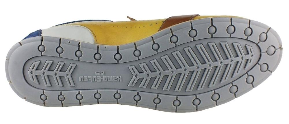 Kamo Gutsu Kamo-Gutsu Herren Sneaker Tifo 017 Cobalto Ochre
