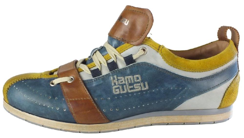 Kamo Gutsu Kamo-Gutsu Herren Sneaker Tifo 017 Giallo Navy
