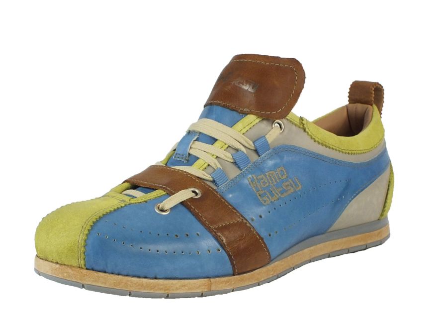 kamo gutsu Kamo-Gutsu Herren Sneaker Tifo 017 Lemon Royal