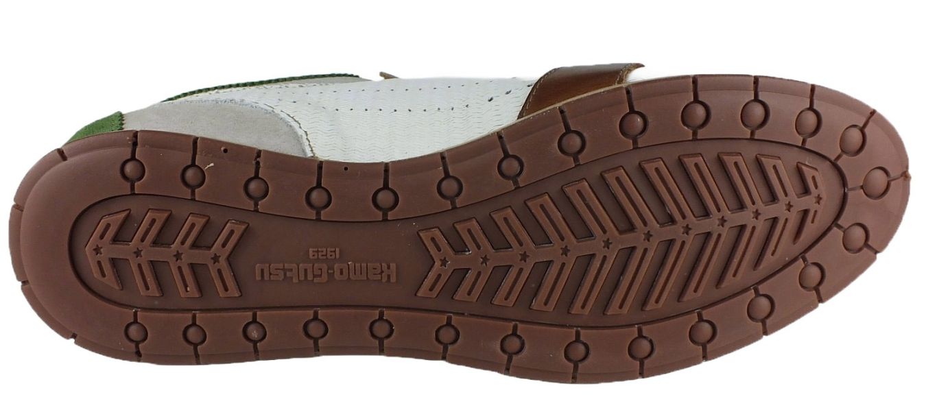 Kamo Gutsu Kamo-Gutsu Herren Sneaker Tifo 017 Prato Onda Bianco