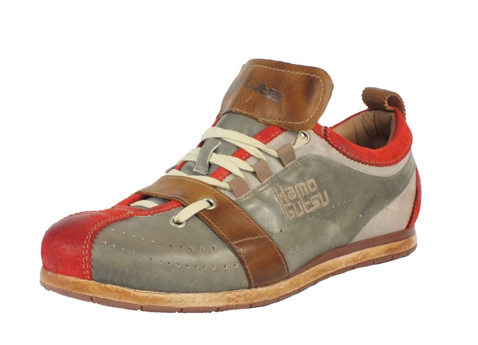 kamo gutsu Kamo-Gutsu Herren Sneaker Tifo 017 Rosso Cemento