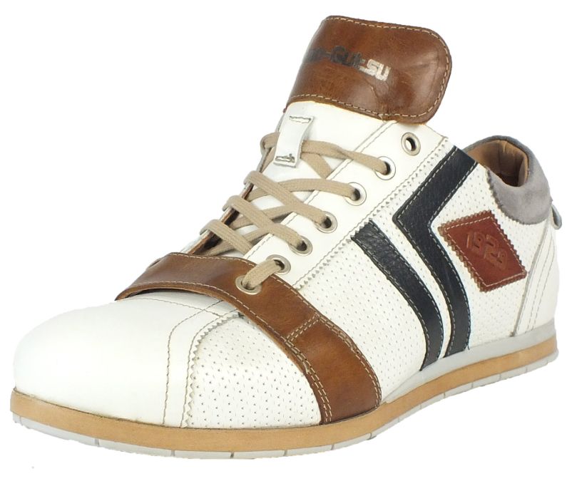 kamo gutsu Kamo-Gutsu Herren Sneaker Tifo 030 Bianco