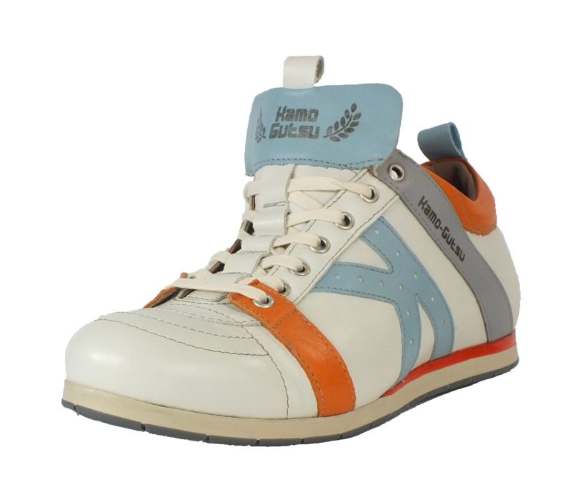 kamo gutsu Kamo-Gutsu Herren Sneaker Tifo 042 Bianco Cielo