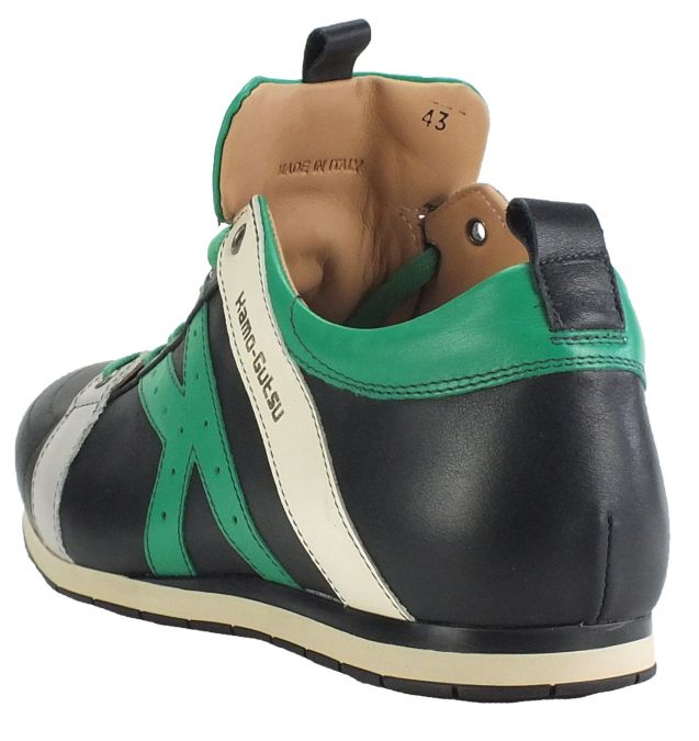 Kamo Gutsu Kamo-Gutsu Herren Sneaker Tifo 042 Black Green