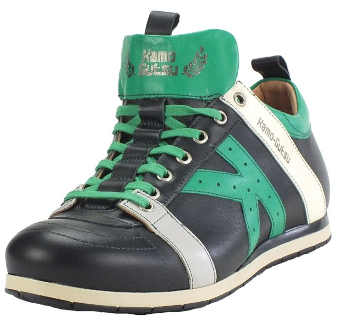 kamo gutsu Kamo-Gutsu Herren Sneaker Tifo 042 Black Green