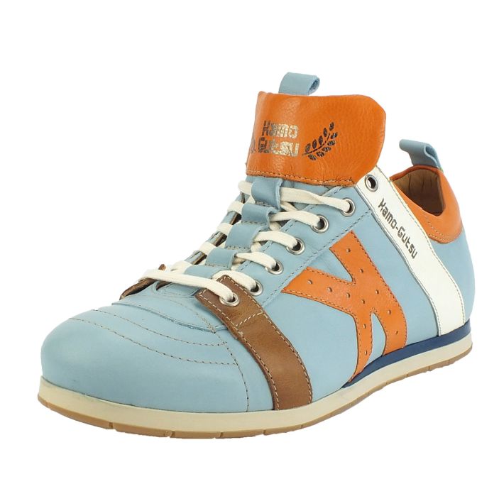 kamo gutsu Kamo-Gutsu Herren Sneaker Tifo 042 Cielo Arancio