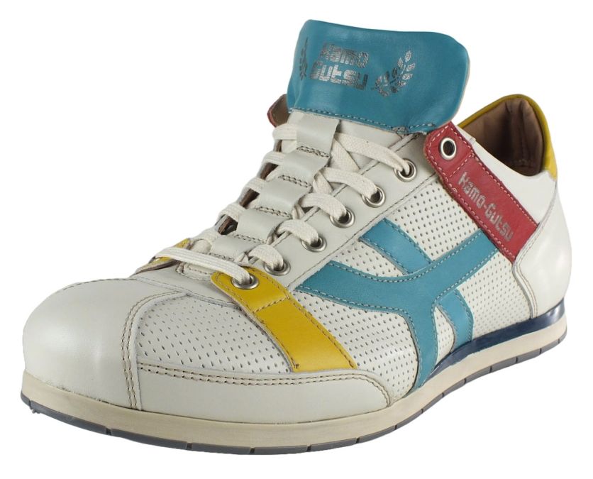 kamo gutsu Kamo-Gutsu Herren Sneaker Tifo 044 Bianco Atlantico