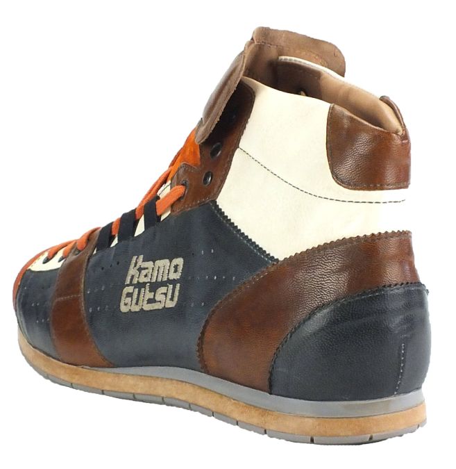 Kamo Gutsu Kamo-Gutsu Herren Sneaker Tifo 105 Arancia Navy