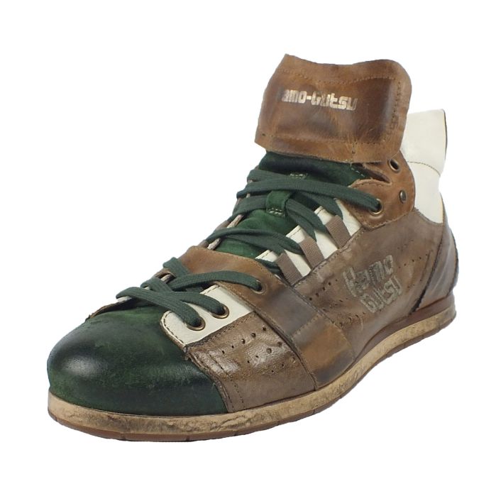 kamo gutsu Kamo-Gutsu Herren Sneaker Tifo 105 Verde Taupe