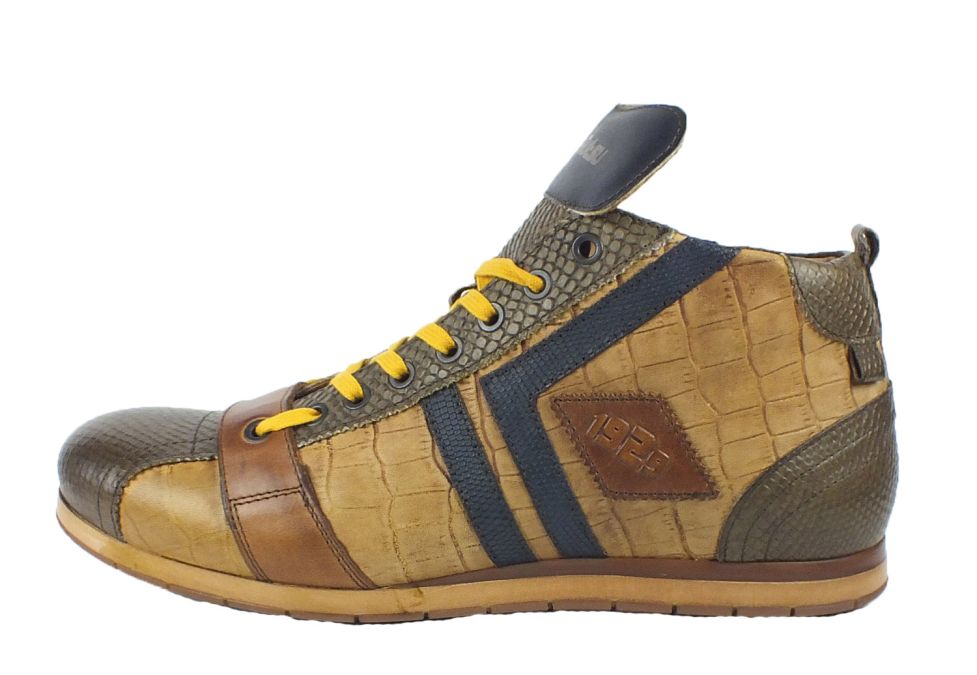Kamo Gutsu Kamo-Gutsu Herren Sneaker Tifo 130 Forest Lemon Blu