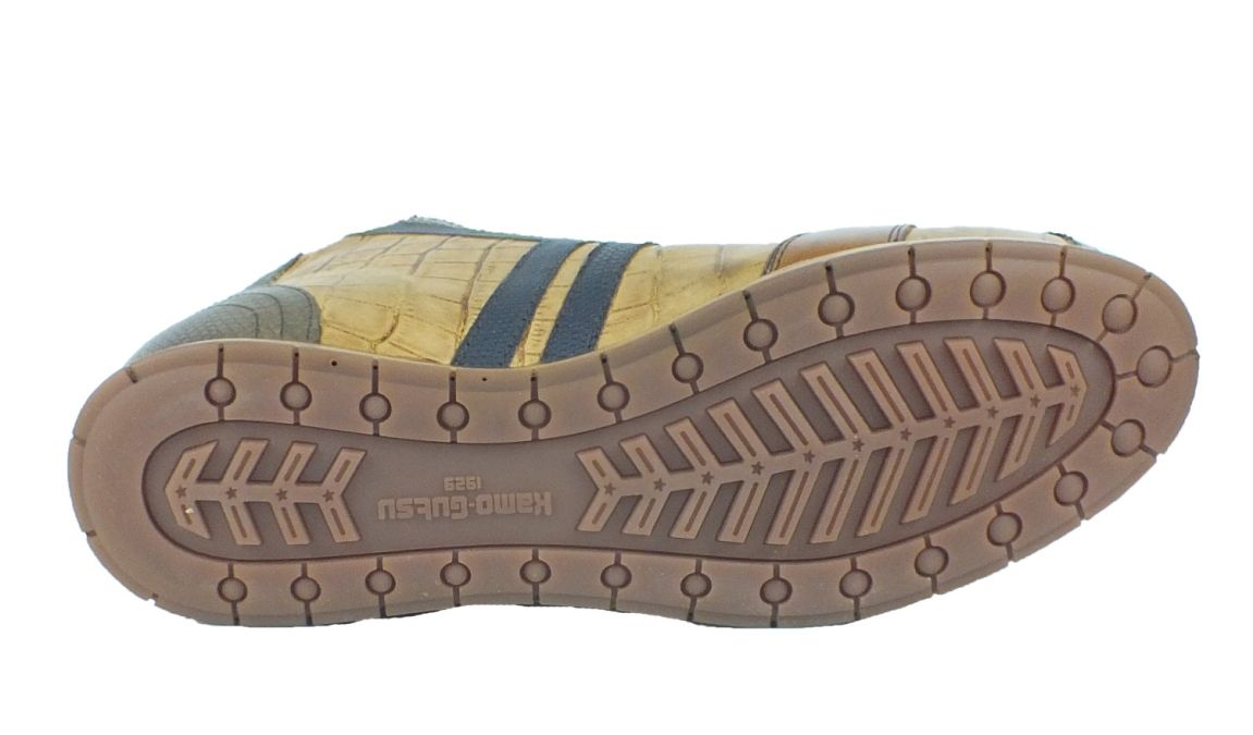 Kamo Gutsu Kamo-Gutsu Herren Sneaker Tifo 130 Forest Lemon Blu