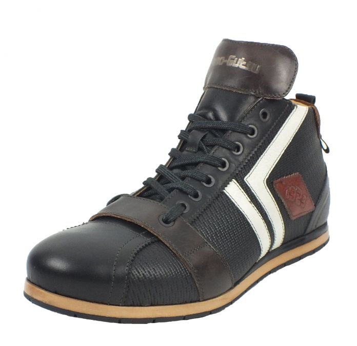 kamo gutsu Kamo-Gutsu Herren Sneaker Tifo 130 Nero-Combi