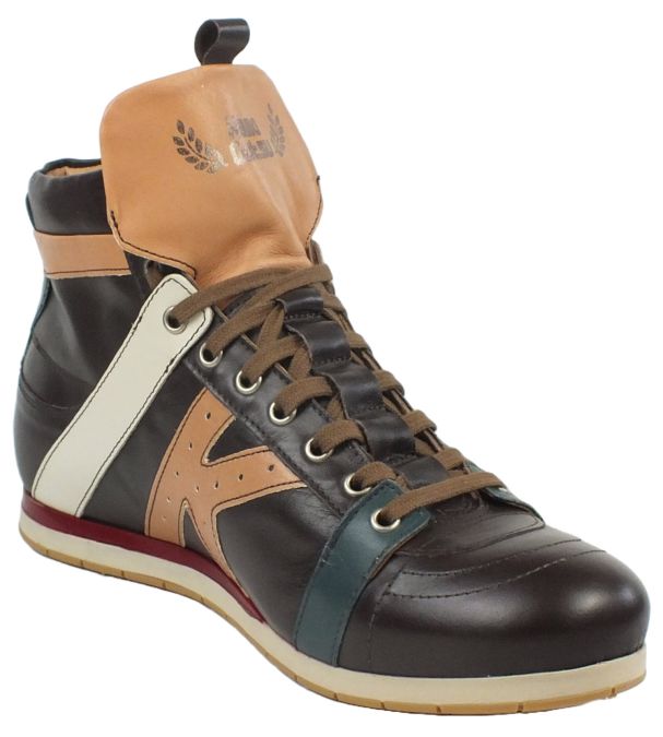 Kamo Gutsu Kamo-Gutsu Herren Sneaker Tifo 142 Brown Mandorla