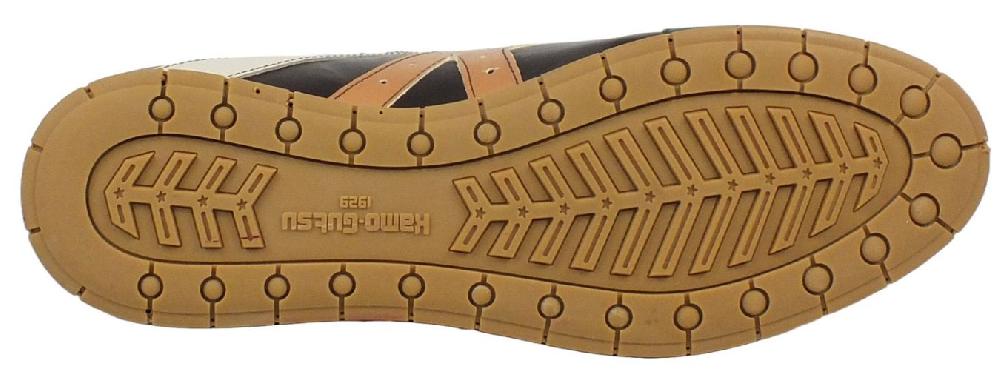 Kamo Gutsu Kamo-Gutsu Herren Sneaker Tifo 142 Brown Mandorla