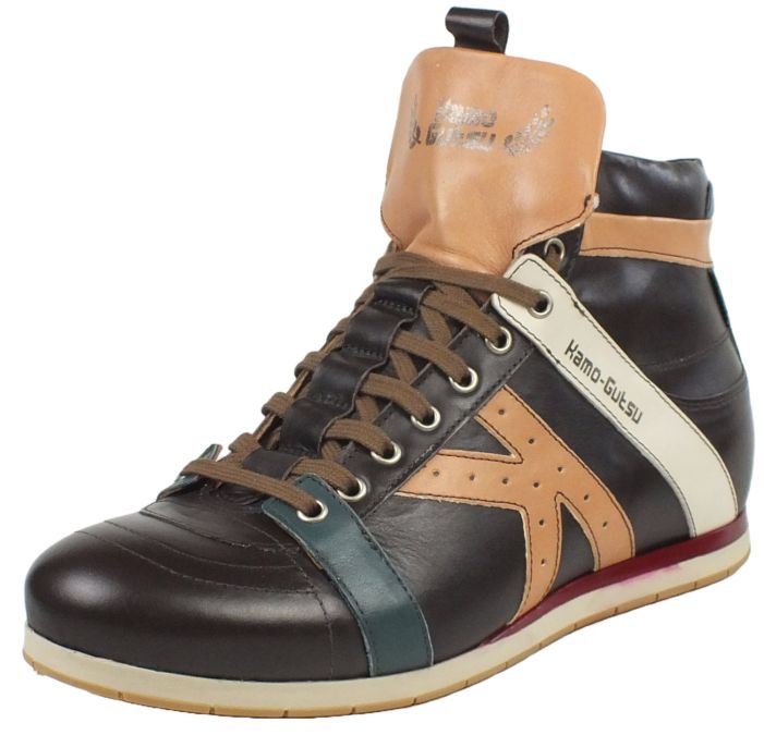 kamo gutsu Kamo-Gutsu Herren Sneaker Tifo 142 Brown Mandorla