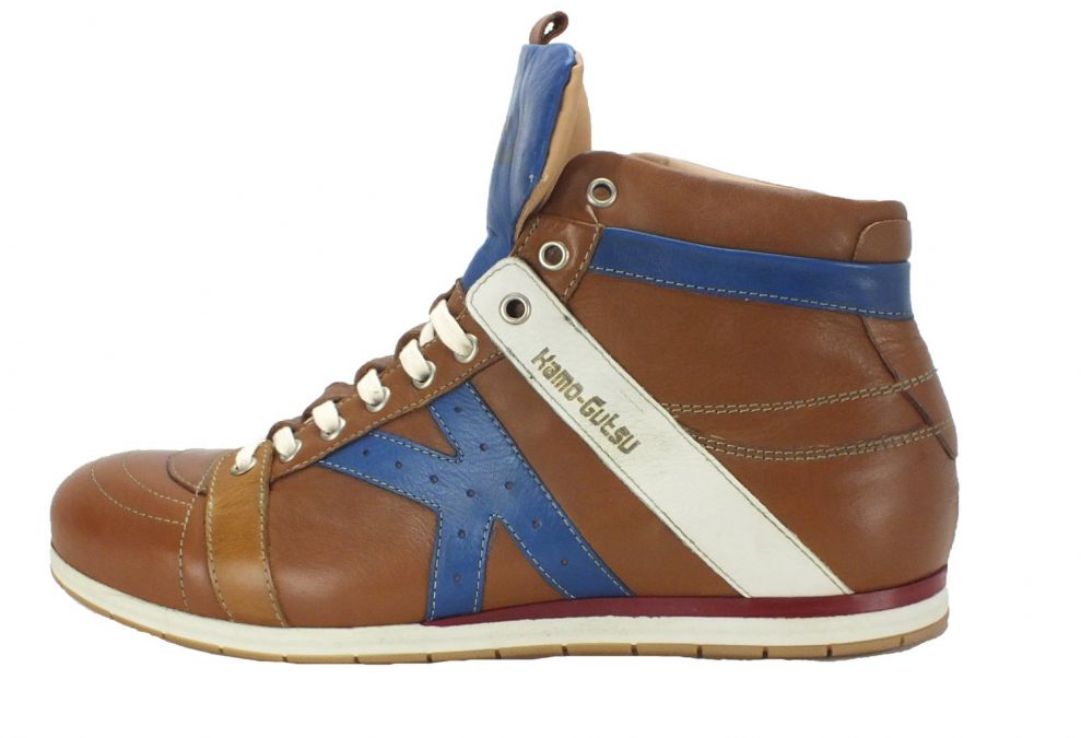 Kamo Gutsu Kamo-Gutsu Herren Sneaker Tifo 142 Cuoio Estate