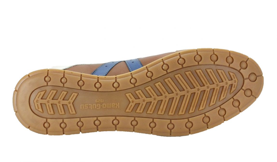 Kamo Gutsu Kamo-Gutsu Herren Sneaker Tifo 142 Cuoio Estate