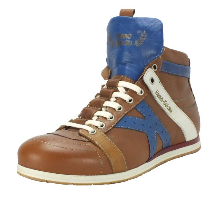 kamo gutsu Kamo-Gutsu Herren Sneaker Tifo 142 Cuoio Estate