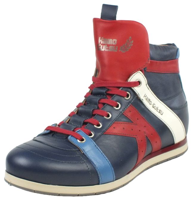 kamo gutsu Kamo-Gutsu Herren Sneaker Tifo 142 Denim Papavero