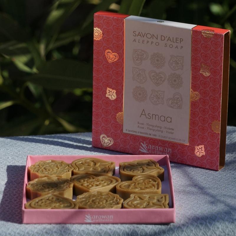 Karawan Authentic 9 Savons D'Alep D'invités Parfumés Asmaa