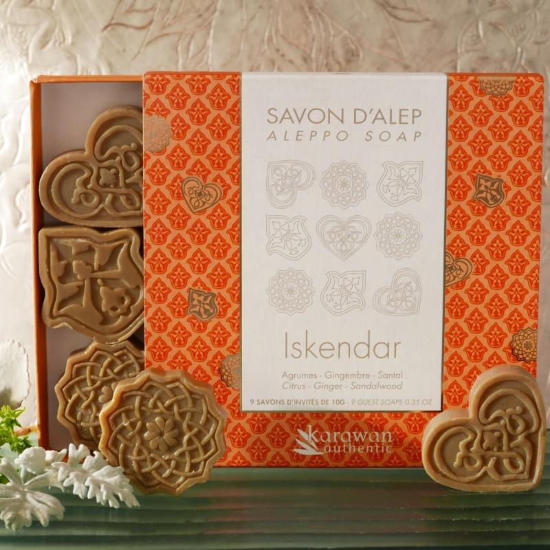 Karawan Authentic 9 Savons D'Alep D'invités Parfumés Iskendar