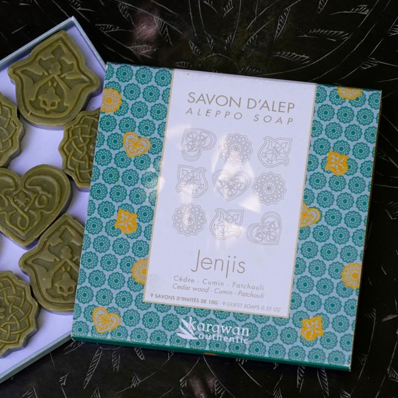 Karawan Authentic 9 Savons D'Alep D'invités Parfumés Jenjis