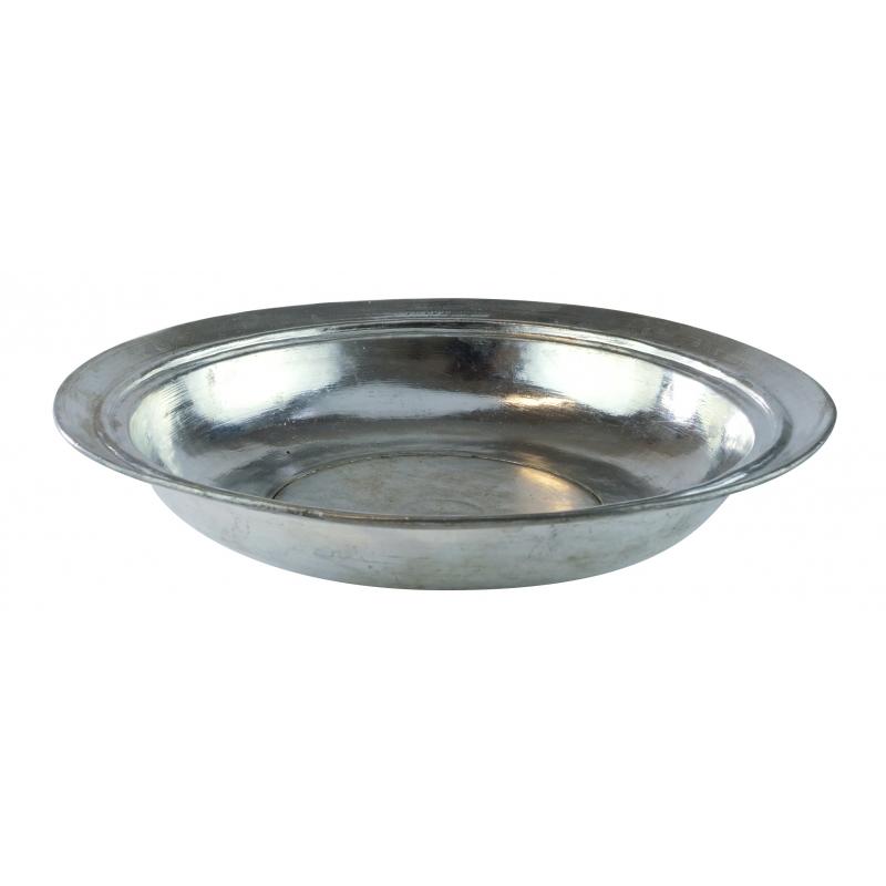 Karawan Authentic Assiette Creuse Ancienne En Cuivre étamé