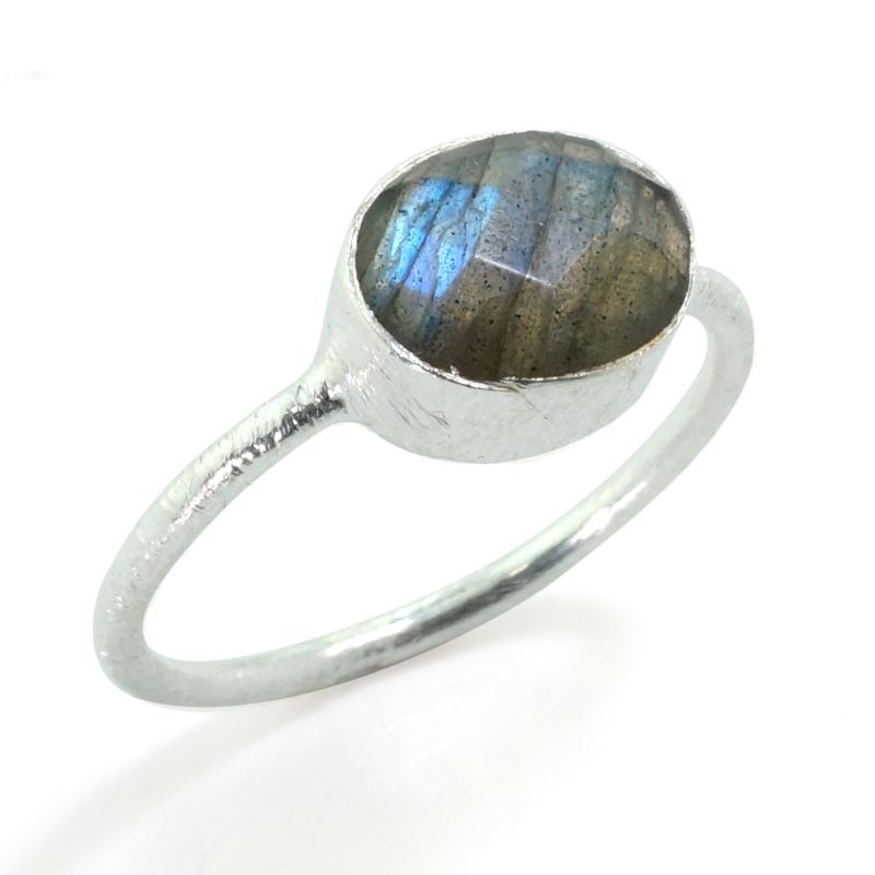 Karawan Authentic Bague "Drop" Argent 925 Labradorite