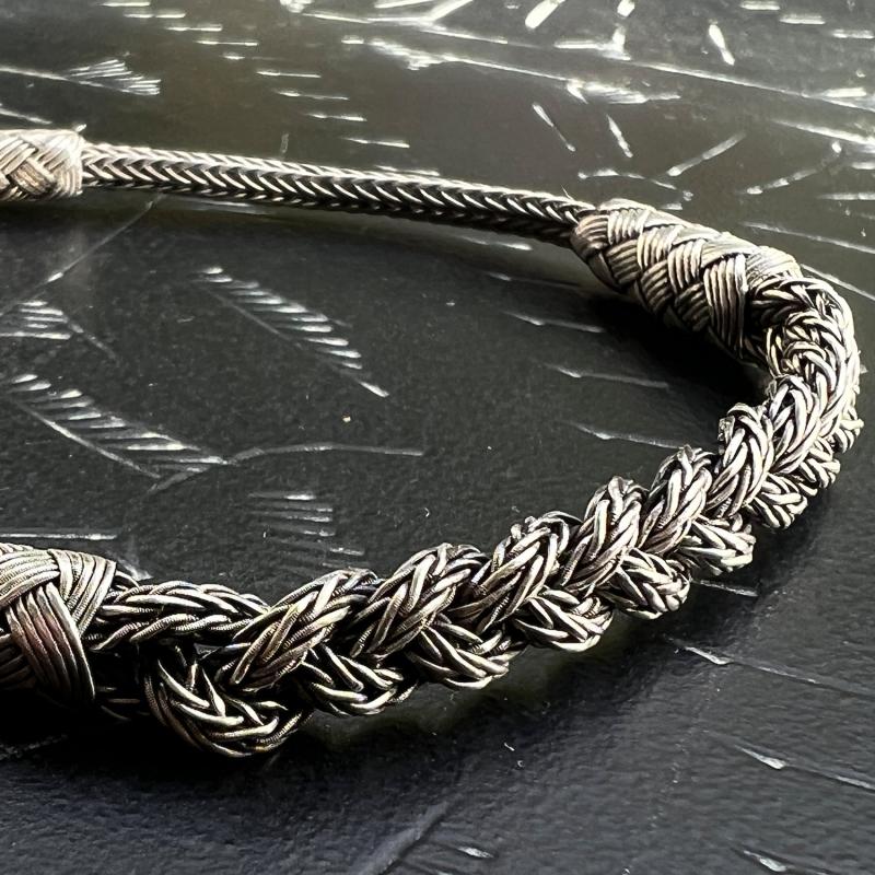 Karawan Authentic Chaine Tresse - Argent - Fait Main - Homme&femme