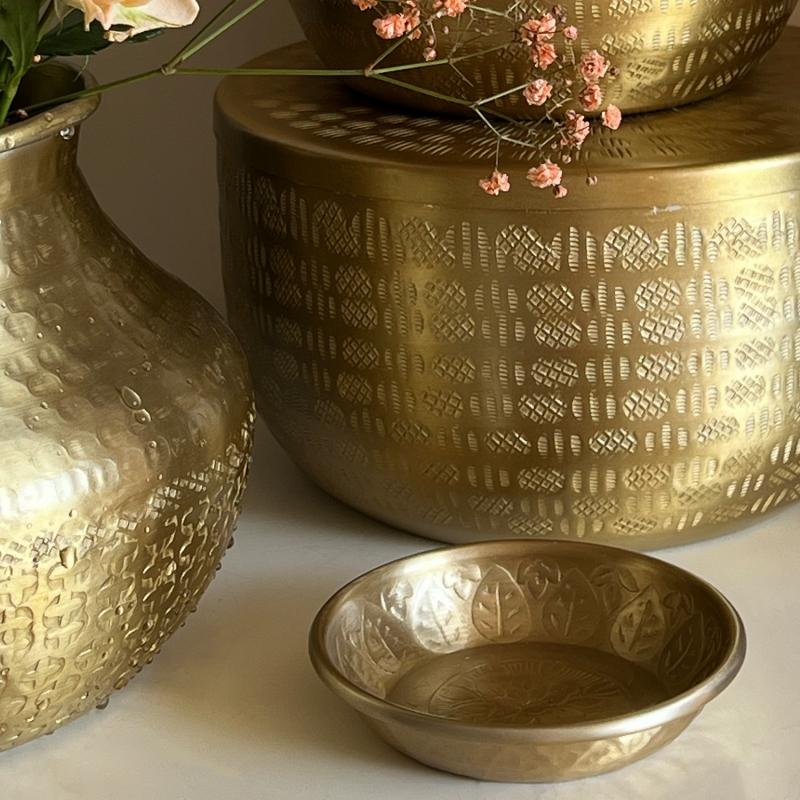 Karawan Authentic Coupelle Dorée Mat Finition Gravée