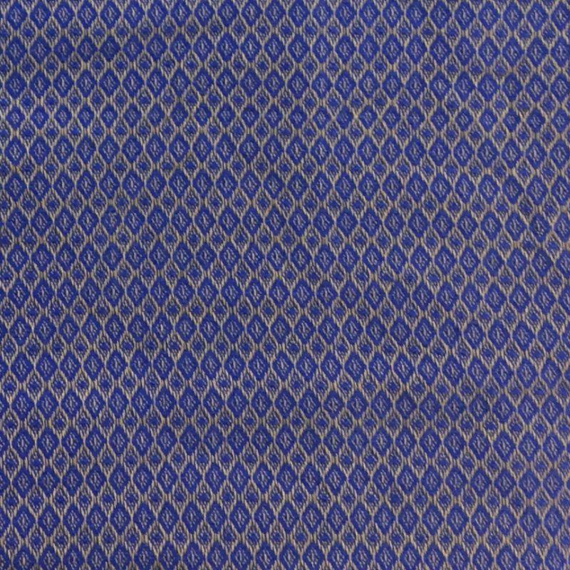 Karawan Authentic Foutabag En Coton Biologique Sable Et Bleu Imperial