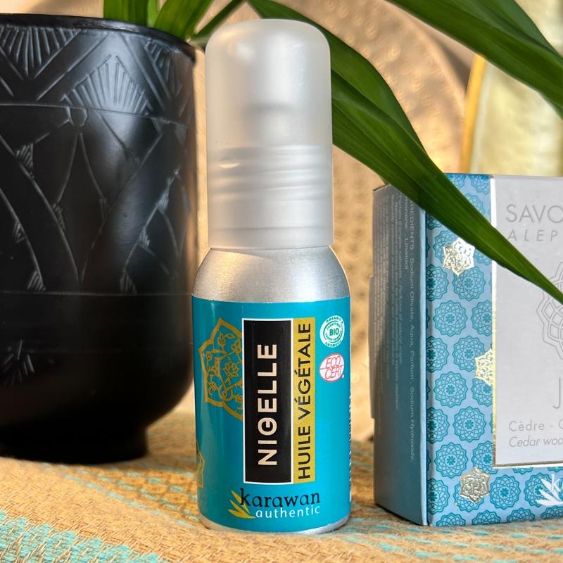 Karawan Authentic Huile De Nigelle Certifiée Biologique* Par ECOCERT GREENLIFE