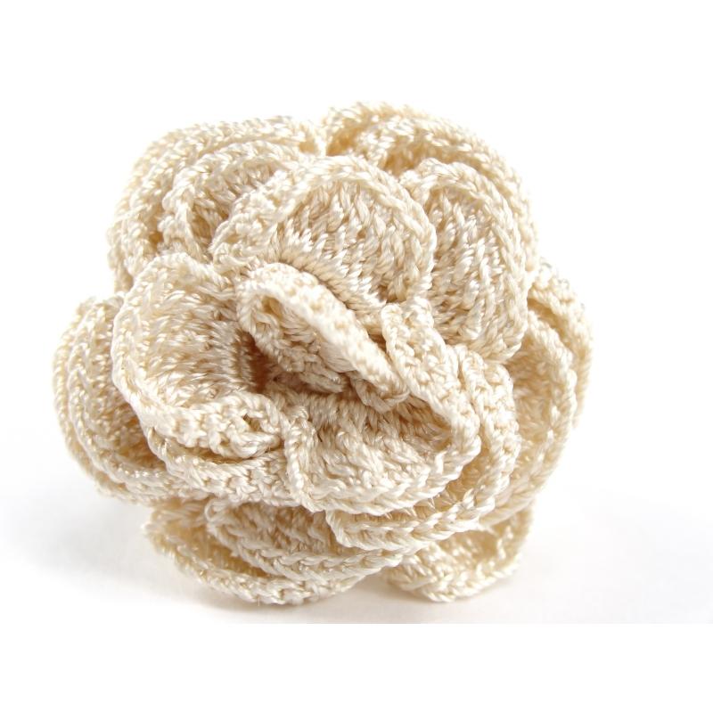 karawan authentic Bague "Belkis" Beige crème