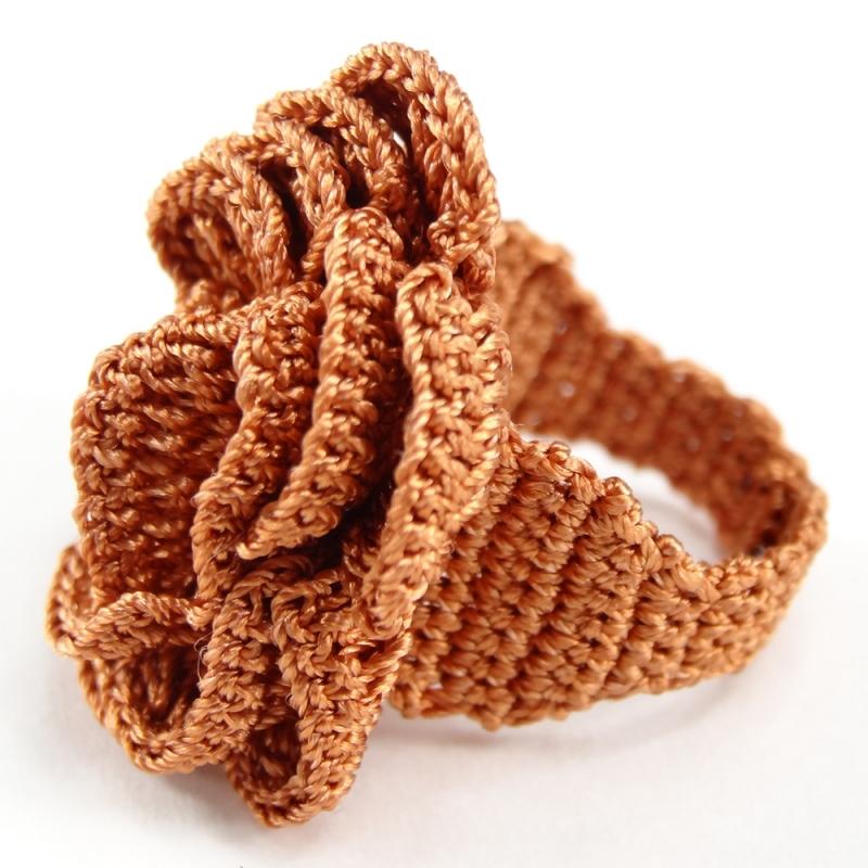 Karawan Authentic Bague "Belkis" Cannelle