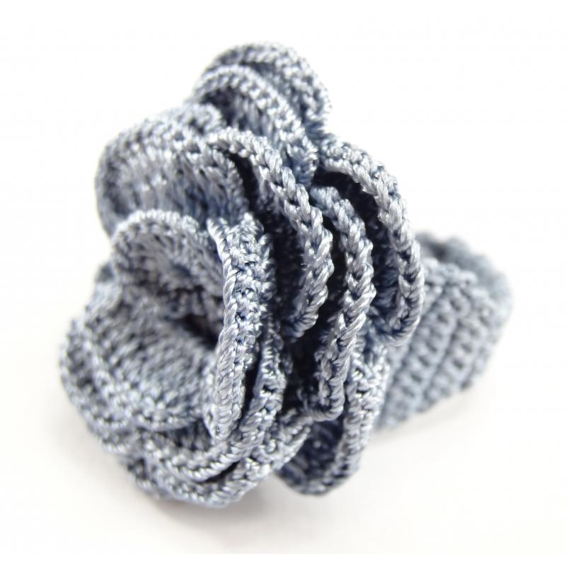 Karawan Authentic Bague "Belkis" Gris Perle