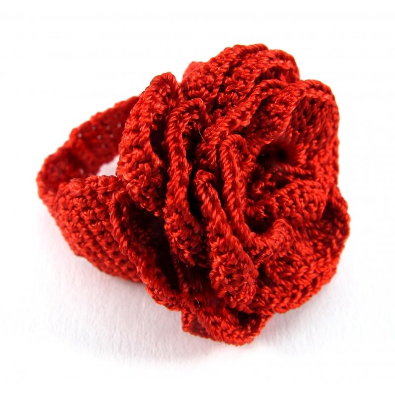 Karawan Authentic Bague "Belkis" Rouge