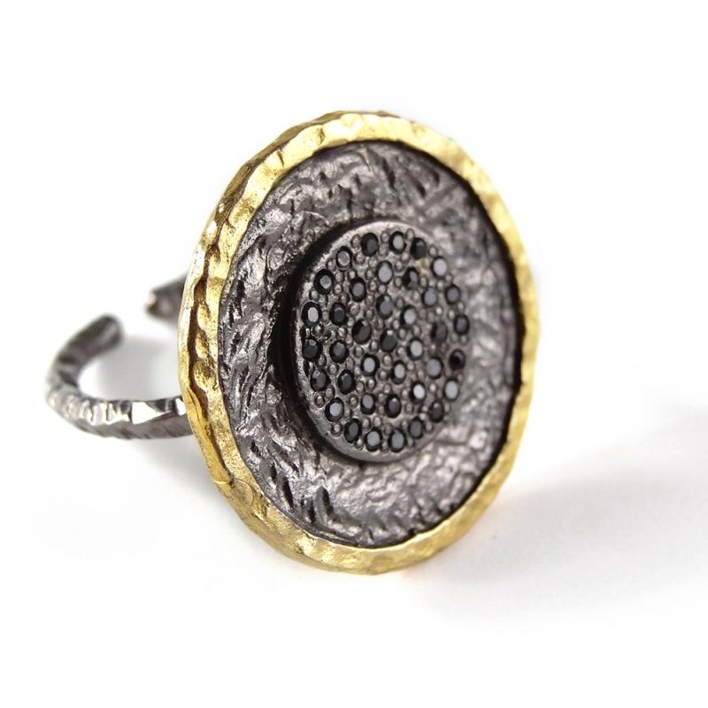 karawan authentic Bague "Nuit des temps"
