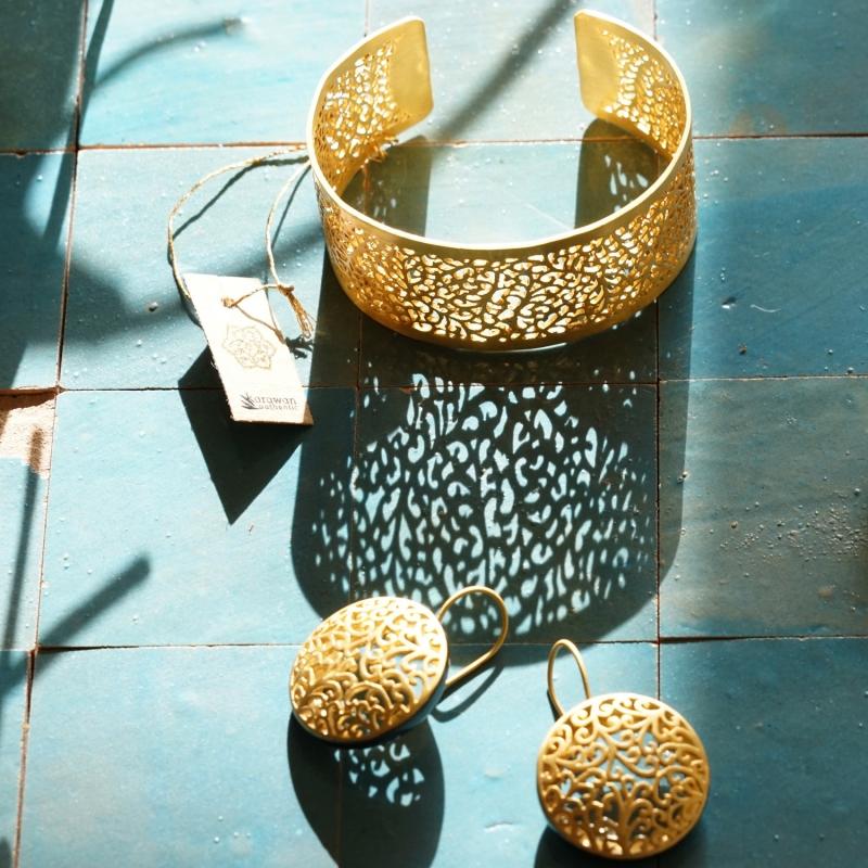 Karawan Authentic Boucles D'oreilles "Jardin Secret"