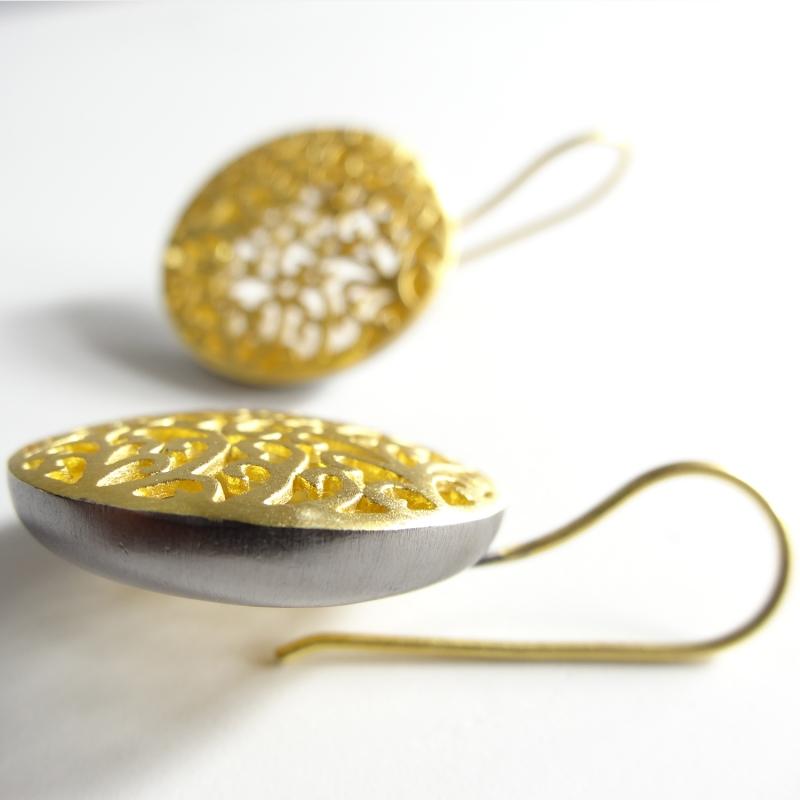 Karawan Authentic Boucles D'oreilles "Jardin Secret"