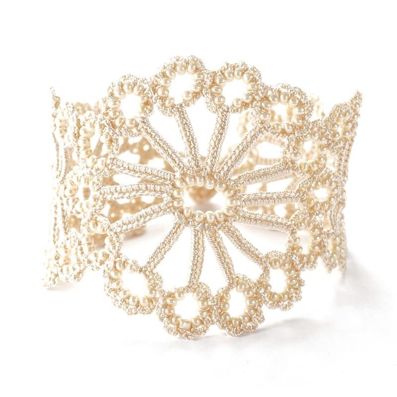 karawan authentic Bracelet "Hawa" Beige crème