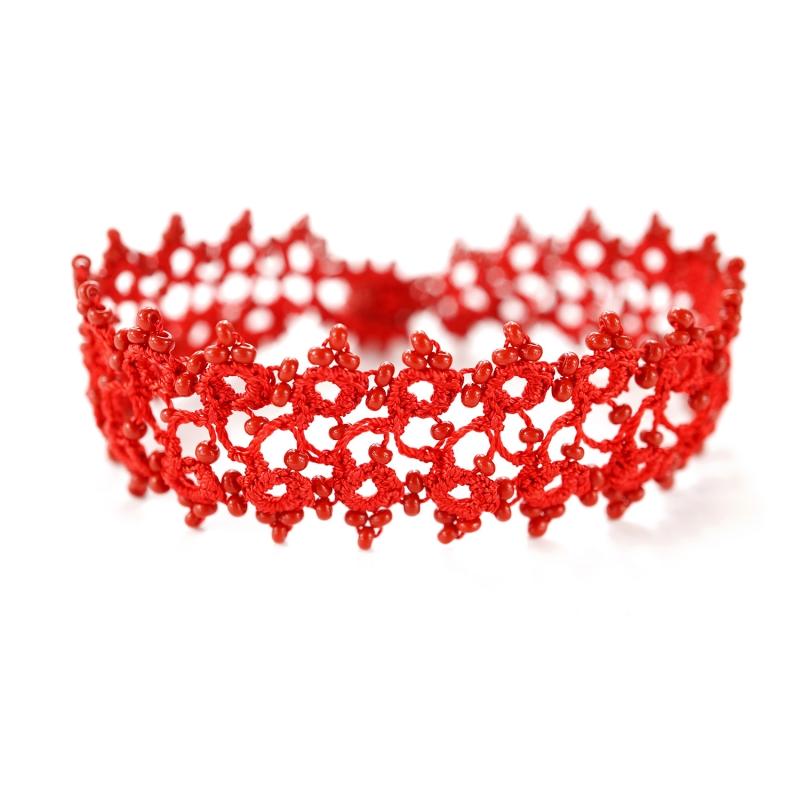 karawan authentic Bracelet "Husnu" Rouge