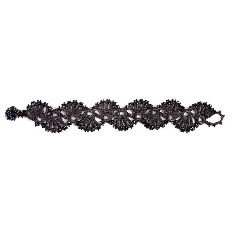 Karawan Authentic Bracelet "Yelin" Noir Carbone