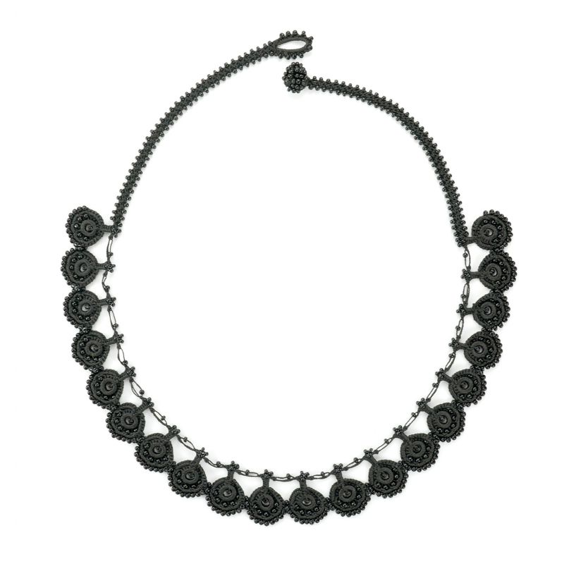 Karawan Authentic Collier "Eda" Noir Carbone