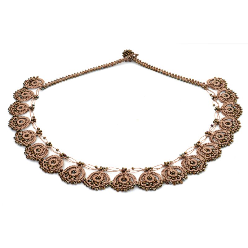 Karawan Authentic Collier "Eda" Sable Doré