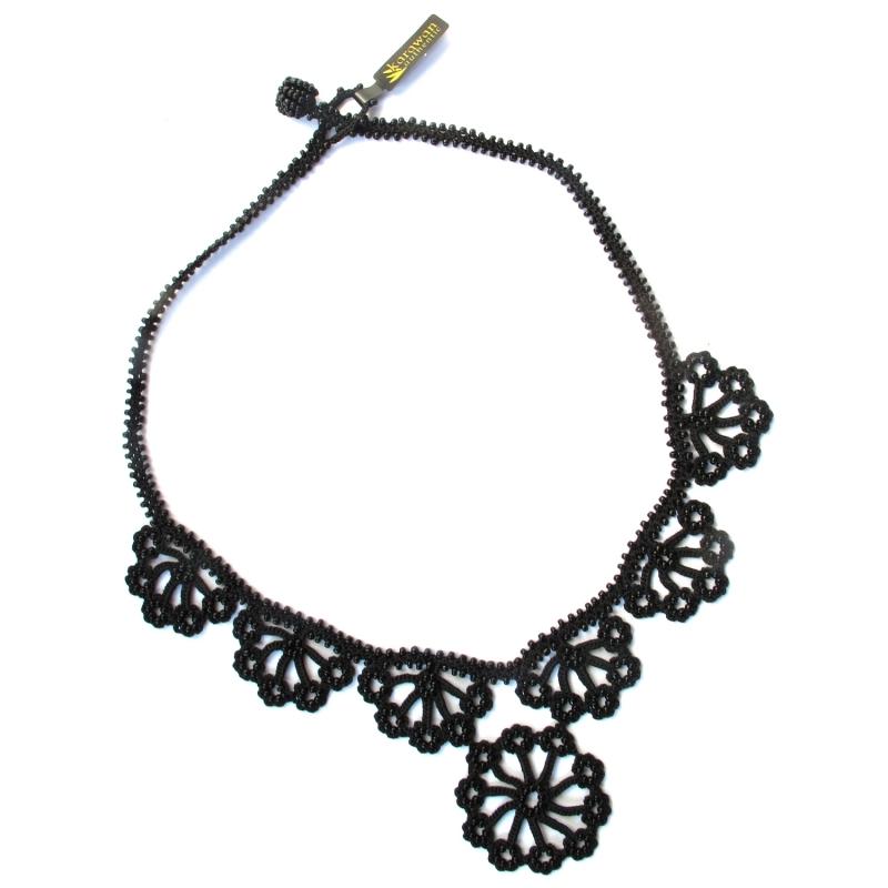 Karawan Authentic Collier "Hawa" Noir Carbone