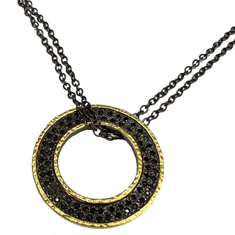 karawan authentic Collier pendentif avec chaîne