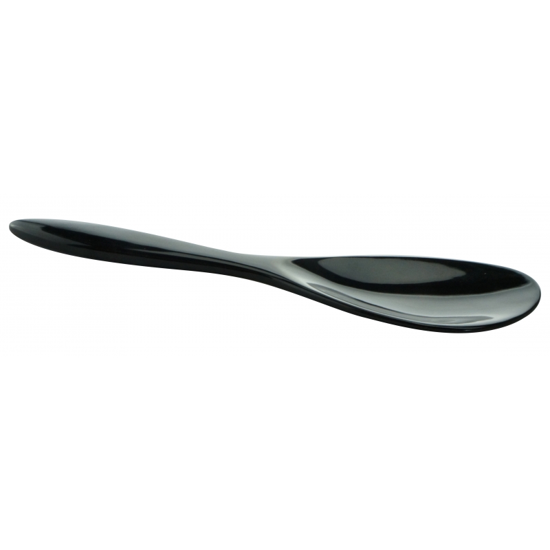 karawan authentic Cuillère "Spatule" en corne noire