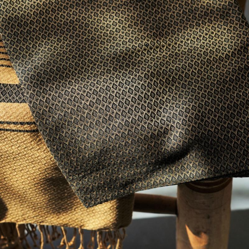 karawan authentic Fouta en coton biologique Cendre